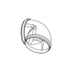 CURVA RETT. ORIZZONTALE 90&deg; ORIZZONTALE REVERSIBILE FRANKE 99252