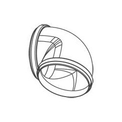 CURVA CIRCOLARE 90&deg; D.125 FRANKE 9925222