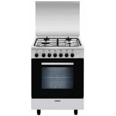 GLEM GAS CUCINA 60X50 A 4 F FE VENT INOX A654MI6