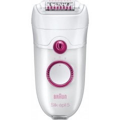 BRAUN Epilatore rete c/luce + facial brush BRAUN 5329