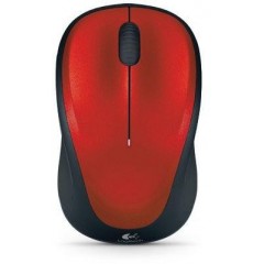 LOGITECH MOUSE WIREL M235 ROSSO 910002496
