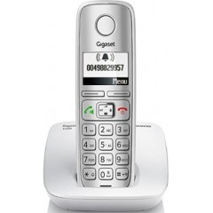 SIEMENS CORDLESS tasti grandi chiamate DECT/GAP silver E 310