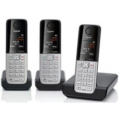SIEMENS Cordless DECT TRIO BLACK AS120TRIO